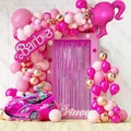 Pink Ballon Set Girlande Bogen Kit Luftballons für Mädchen Geburtstag Prinzessin Barbieed Thema