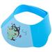 1Pc Kids Hair-washing Visor Head Washing Baby Hair Wash Peaked Adjustable Visor for Bathing (Blue)