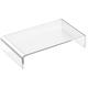 Clear Acrylic Monitor Stand Transparent Monitor Riser Stand for Computer Laptop