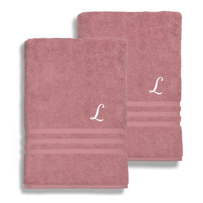 Authentic Hotel and Spa 100% Turkish Cotton 2PC Denzi Bath Sheet Set