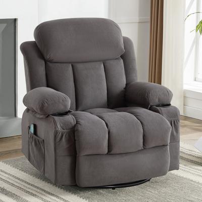 360 Degree Swing and Rotation Recliner Massage Heated Sofa