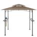 Outdoor 8 x 5 FT Grill Canopy, Double Tiered BBQ Grill Gazebo