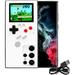 Gameboy Case for Samsung Galaxy S22 Retro Game Case for Samsung S22 Gaming Phone Case with 36 Classic Video Games for S22 White
