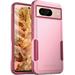 Poetic Neon Series Case Compatible with Google Pixel 8 5G 6.2 inch Dual Layer Heavy Duty Tough Rugged Light Weight Slim Shockproof Protective Cover Case Light Pink
