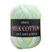 Cglfd Clearance Gradient Hand Knitting Milk Cotton Crochet Yarn 100% Soft Acrylic 3-ply Baby Cotton Wool Yarn Dryable Machine Washable Color-10# 50g for Making Bags Hats Dolls Scarves