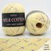 TUTUnaumb Gradient Milk Cotton Wool 50g Colorful Crochet Cotton Hand Knitting Soft DIY Knitting Great for Hand Knitting and Crochet Garments Coat Sweaters Scarf Hats Baby Clothes-Yellow