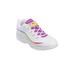 Extra Wide Width Women's Romy Walking Sneaker by Easy Spirit in White Rainbow (Size 11 WW)