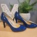 Nine West Shoes | Euc: Nine West Heels | Color: Blue | Size: 7