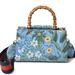 Gucci Bags | Gucci Handbag Shoulder Bag 2way Light Blue Bamboo Nimfair New Flora 470271 Mu... | Color: Blue | Size: Os