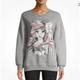 Disney Tops | Disney Princess Ariel Little Mermaid Sweatshirt Gray Top Women’s Size Xl | Color: Gray/Pink | Size: Xl