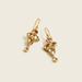 J. Crew Jewelry | New J.Crew Gold Rhinestones Crystals Cluster Drop Dangle Statement Earrings | Color: Gold | Size: Os