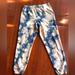 Anthropologie Pants & Jumpsuits | Anthropologie Lacausa Tye Dyed Sweatpants | Color: Blue/Cream | Size: M