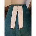 Free People Jeans | Free People Jeans Womens Sz 25 White Stretch Cropped Ankle Ladies Denim Pants | Color: White | Size: 25