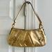 Burberry Bags | Burberry Prorsum Haymarket Vintage Gold Metallic Calfskin Shoulder Bag | Color: Gold | Size: Os