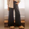 Anthropologie Pants & Jumpsuits | Anthropologie Navy Wide Leg Loungers | Color: Blue | Size: Xl