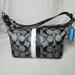 Coach Bags | Coach Heritage Stripe Black And White Purse #43555 | Color: Black/White | Size: Os