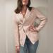Anthropologie Jackets & Coats | Anthropology Monarc Blush Faux Suede Blazer | Color: Pink | Size: S