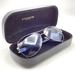 Coach Accessories | Coach Sunglasses Christina Silver Blue 907187 W/Case | Color: Blue/Silver | Size: Os