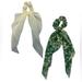 Anthropologie Accessories | Anthropologie Hair Ties - Pack Of 2 - N142-82 | Color: Green/White | Size: Os