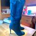 Jessica Simpson Shoes | Jessica Simpson Slouch Boot In Blue | Color: Blue | Size: 10