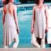 Anthropologie Swim | Anthropologie Racerback Swim Cover Up Small Tunic High Low Vents Stretch Nwt | Color: Gray | Size: S