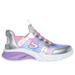 Skechers Girl's Slip-ins: Coastline - Bonita Wave Sneaker | Size 1.5 | Silver | Synthetic/Textile | Machine Washable