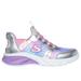Skechers Girl's Slip-ins: Coastline - Bonita Wave Sneaker | Size 3.0 | Silver | Synthetic/Textile | Machine Washable