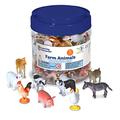 Learning Resources Farm Animal Counters - 60 Pieces, Ages 3+ Toddler Learning Toys, Farm Animals Toys, Develops Counting and Matching Skills