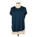 C9 By Champion Active T-Shirt: Blue Activewear - Women's Size Large