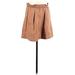 J.Crew Casual Skirt: Tan Solid Bottoms - Women's Size 0