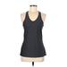 Under Armour Active Tank Top: Gray Activewear - Women's Size Medium