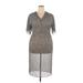 River Island Casual Dress: Gray Snake Print Dresses - Women's Size 18 Plus