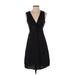 Catherine Malandrino Cocktail Dress - A-Line: Black Jacquard Dresses - Women's Size 2