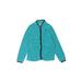 OshKosh B'gosh Fleece Jacket: Teal Solid Jackets & Outerwear - Kids Girl's Size 14