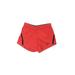 Nike Athletic Shorts: Red Print Activewear - Women's Size Small