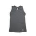 Nike Active Tank Top: Gray Solid Activewear - Women's Size Large