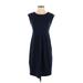 Old Navy Casual Dress - Sheath Crew Neck Sleeveless: Blue Print Dresses - Women's Size X-Small