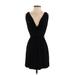 Tart Casual Dress - Party Plunge Sleeveless: Black Solid Dresses - Women's Size X-Small