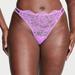 Women's Victoria's Secret Double Shine Strap Lace Brazilian Panty