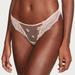 Women's Victoria's Secret Rosebud Embroidery Thong Panty