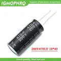 5 pièces condensateur électrolytique 200V470UF 18*40 volume 470UF 200V 18*40MM 200V470UF