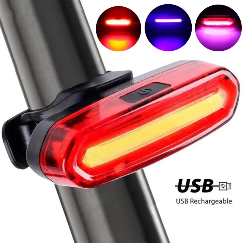 Lampada posteriore per bicicletta Luce per bicicletta impermeabile Luci posteriori per bici a LED Lampada di avvertimento di sicurezza per ciclismo notturna ad alta luminosità Lanterna per MTB da