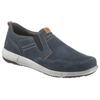 Slipper JOSEF SEIBEL "Enrico 04", Herren, Gr. 42, blau (navy), Nubukleder, casual, Schuhe, Komfortschuh, Schlupfschuh mit dezenten Kontrastdetails
