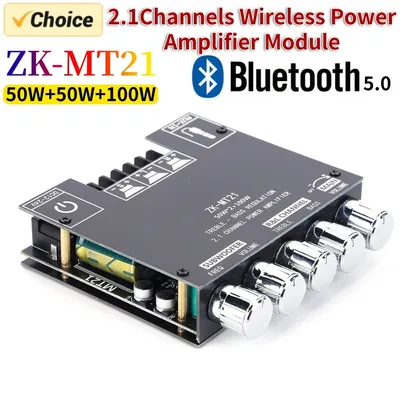 ZK-MT21 cs8673e 2,1 Kanal Bluetooth 5,0 Hifi Subwoofer Verstärker platine 50 wx2 w Leistung Audio Image