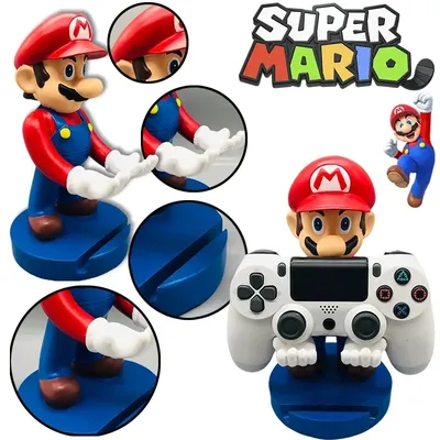 Super Mario Figur PS5 Halterung für Nintendo Gamepad Halterung Konsole Sammlerfigur Puppenhalter Image