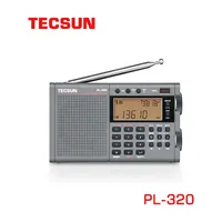 Tecsun pl320 fm/am/sw/wm/vollband radio dsp empfänger fm radios stereo tragbares radio lcd display