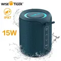 WISETIGER P1S Mini Portable Bluetooth-Lautsprecher IPX7 Wasserdichter Soundbox mit Bass Boost TWS