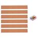 NUOLUX 1 Set Cork Bulletin Bar Strips Frameless Memo Board Strips Office Cork Strips