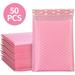 Hxoliqit 50Pcs Bubble Mailers Padded Envelopes Lined Poly Mailer Self Seal Pink Storage Bags Vacuum Sealed Vacuum Storage Bags Storage Boxes Storage Bag Organizer Storage Bags