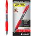 Pilot G2 Premium Gel Roller Pens Fine Point 0.7 mm Red Pack of 12